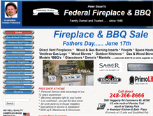 Tablet Screenshot of federalfireplace.biz